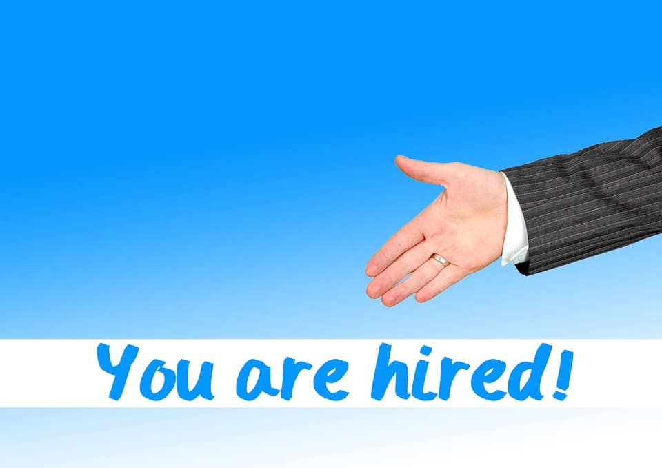 You are hired!