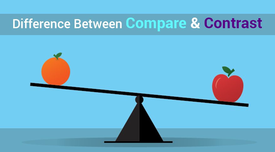 Difference Between Compare & Contrast