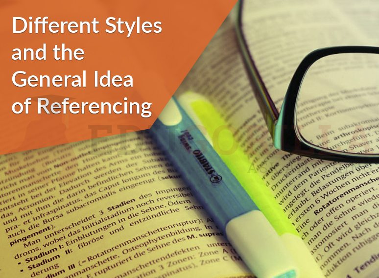 Different Styles and the General Idea of Referencing