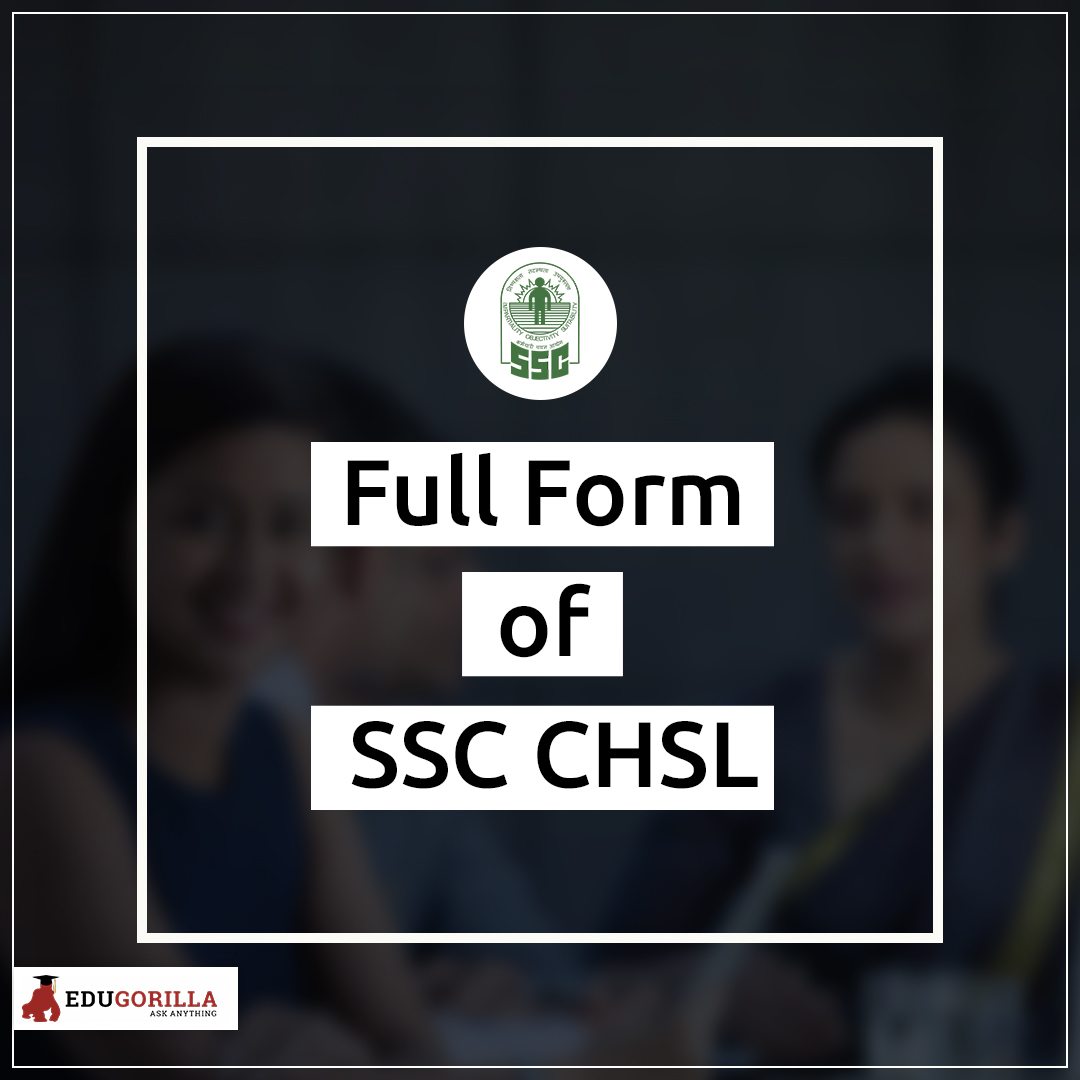 Full form of SSC CHSL