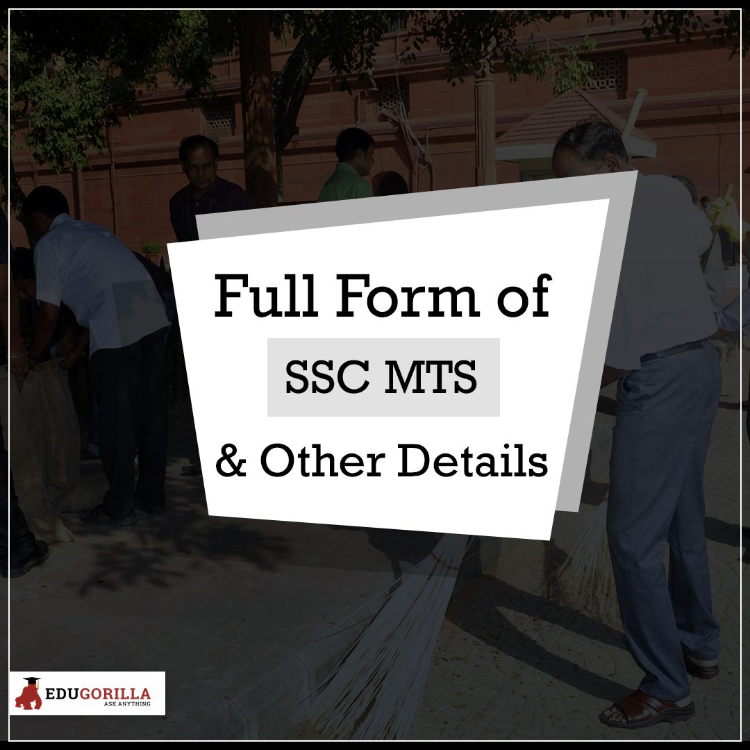 Full form of SSC MTS & Other Details