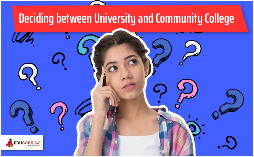 Deciding between University and Community College