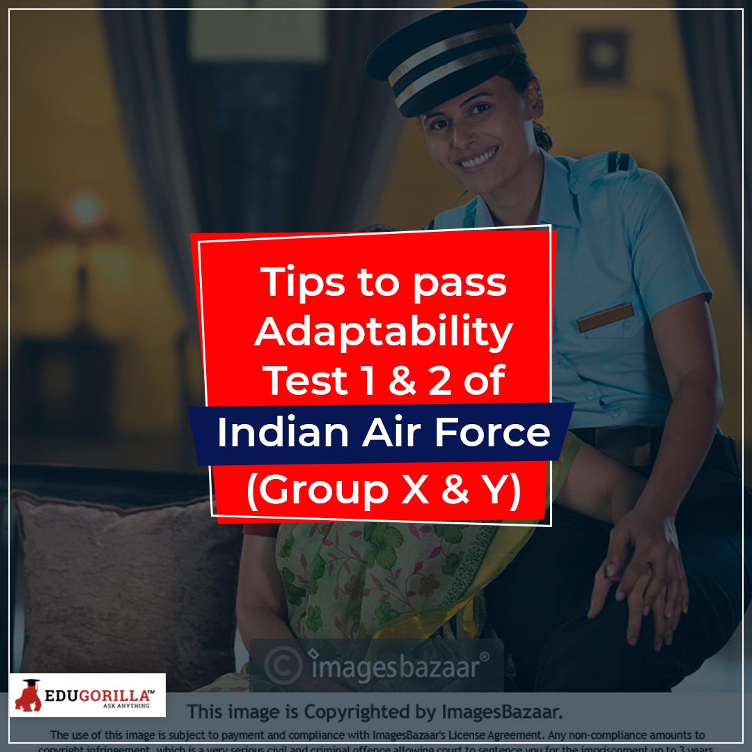 Tips to pass Adaptability Test for Indian Air Force Group X & Y