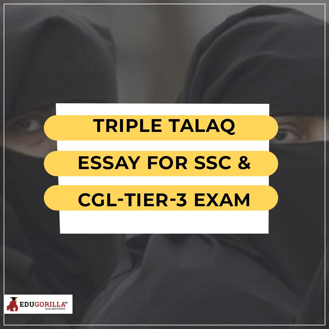 Triple Talaq Essay for SSC & CGL Tier Exam