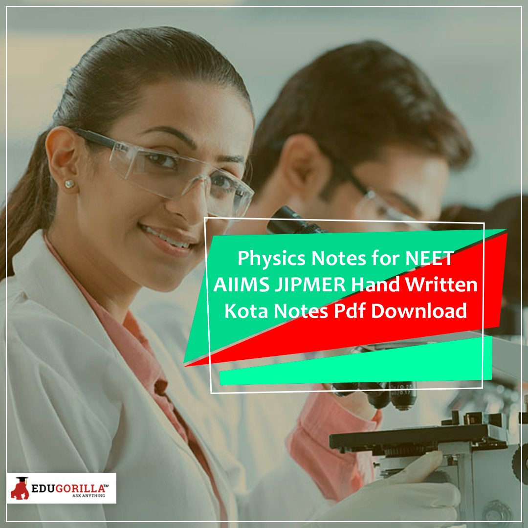 Physics-Notes-for-NEET-AIIMS-JIPMER-Hand-Written-Kota-Notes-Pdf-Download