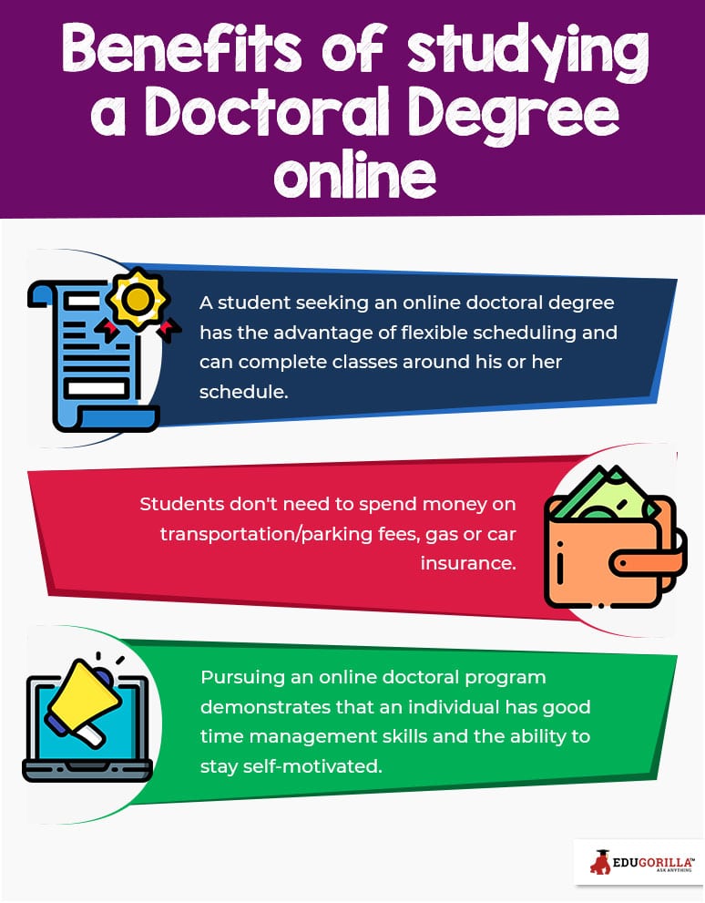 Benefits of studying a Doctoral Degree online
