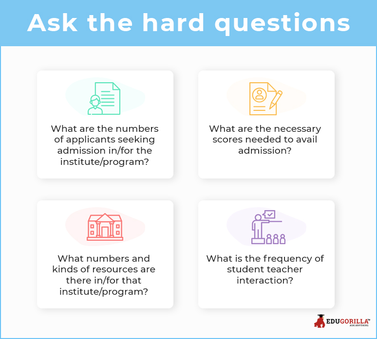 Choosign the right educational programs - Ask the hard questions 
