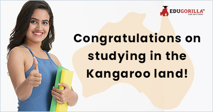Congratulations on studying in the Kangaroo land!