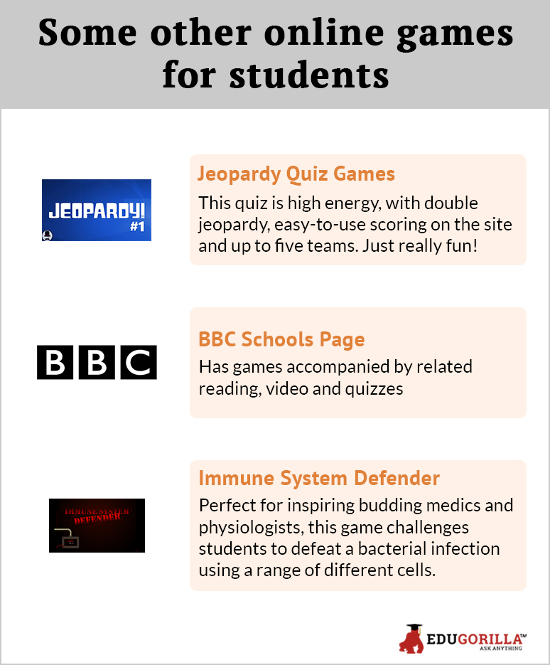 Some other online games for students