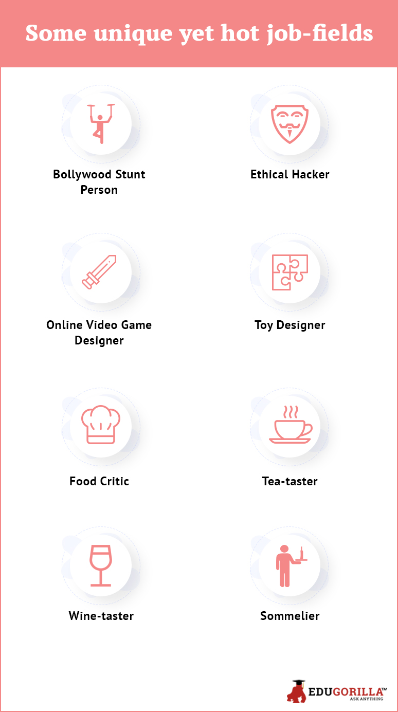 Some unique yet hot job fields