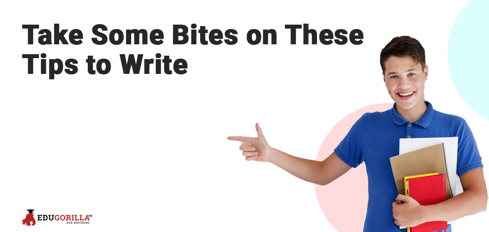 Take Some Bites on These Tips to Write